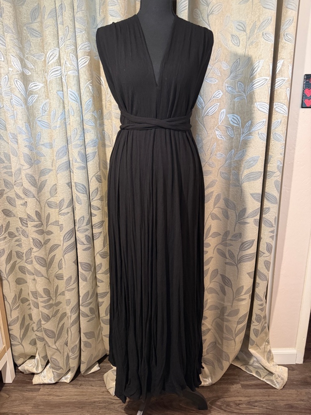 Free People Black Backless Dress